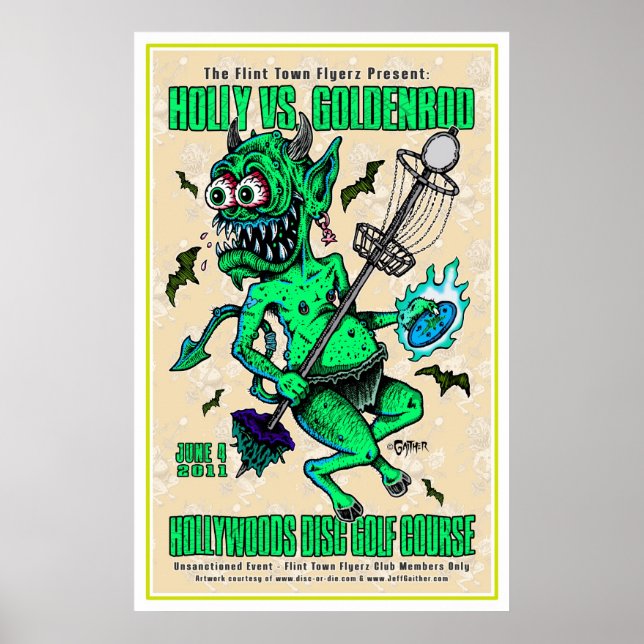 DOD - Disc Golf Poster (Front)