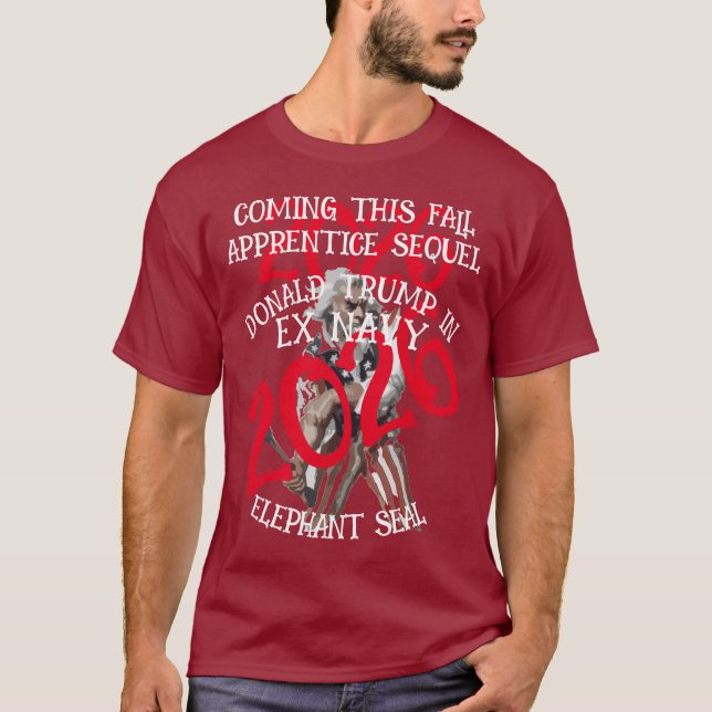 DOD DOJ EPA Apprentice Sequel ExNavy Elephant Seal T-Shirt (Front)