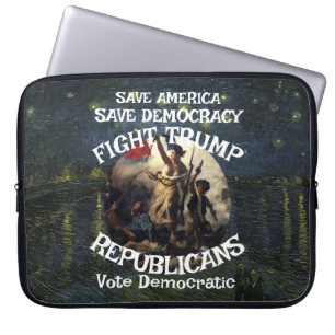DOD DOJ EPA Republican Party US America Vote Trump Laptop Sleeve