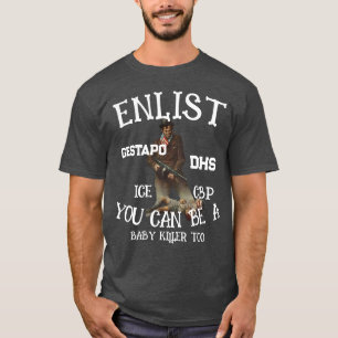 DOD DOJ FEMA TRUMP IRAN WAR BOMBING EPSTEIN FILES  T-Shirt