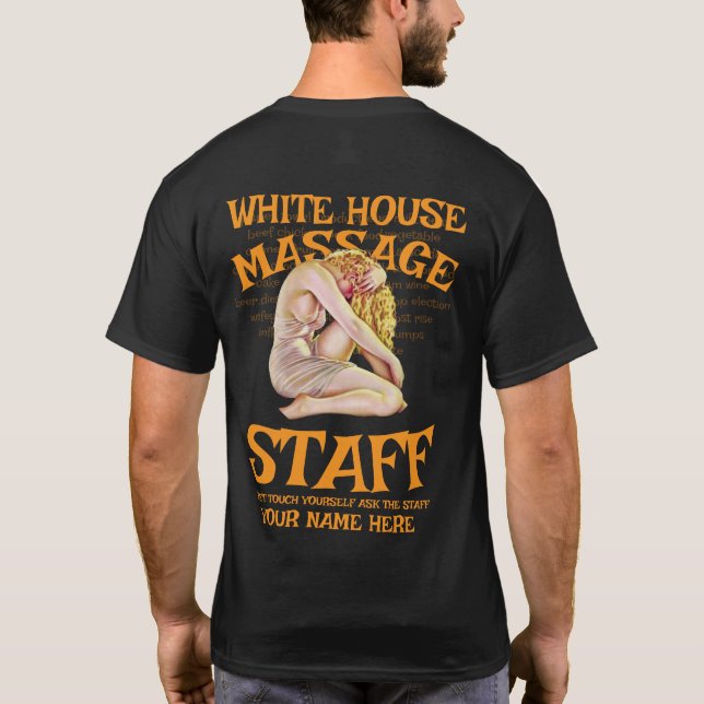 DOD DOJ HHS WHITE HOUSE VACCINATIONS ESCORT 2026 T-Shirt (Back)