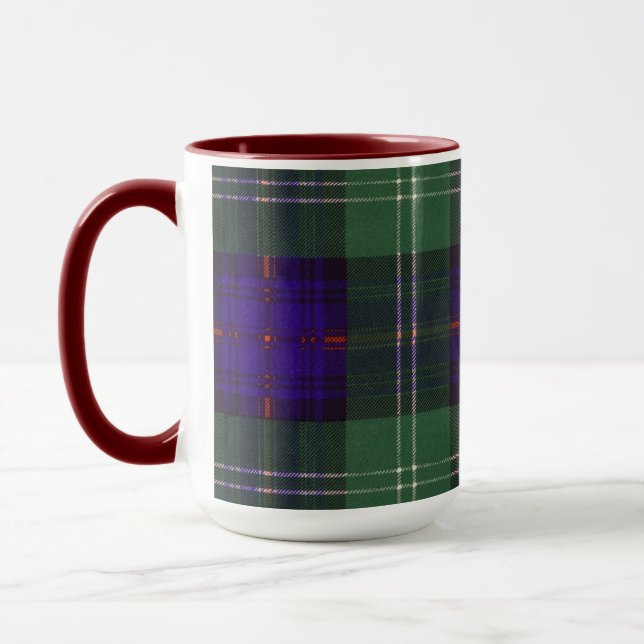 Dodd clan Plaid Scottish kilt tartan Mug (Left)