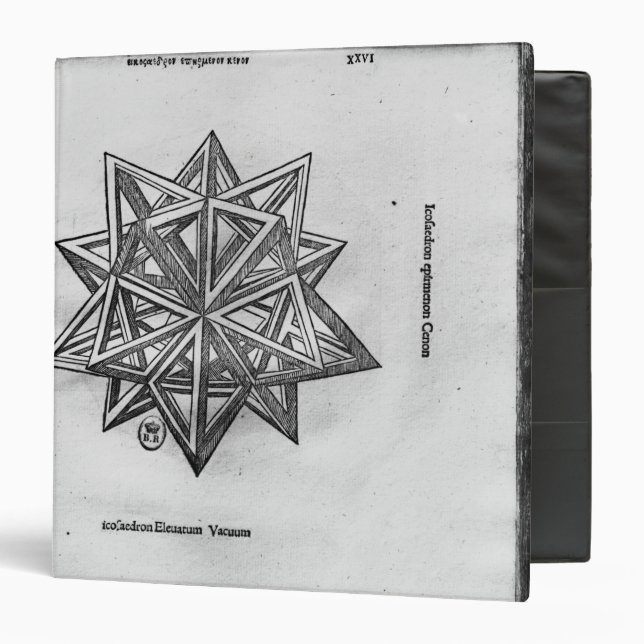 Dodecahedron, from 'De Divina Proportione' Binder (Front/Inside)