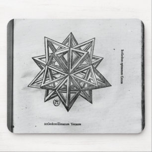Dodecahedron, from 'De Divina Proportione' Mouse Pad
