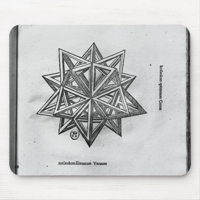 Dodecahedron, from 'De Divina Proportione' Mouse Pad (Front)
