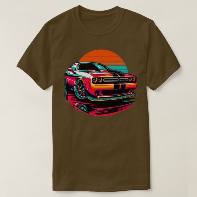 Dodge Challenger 4 T-Shirt (Design Front)