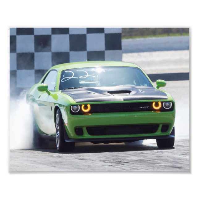 Dodge Challenger Hellcat Photo Print (Front)