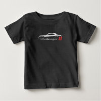 Dodge Challenger Muscle Car American Flag T-Shirt