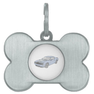 Dodge Challenger Pet Tag