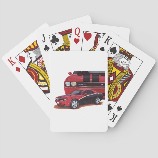 Dodge Challenger Poker Cards (Back)