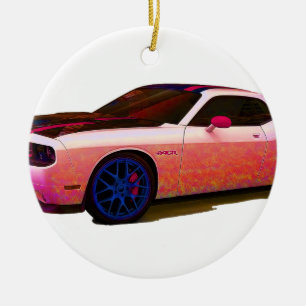 Dodge Challenger SRT8 ACR Ceramic Ornament