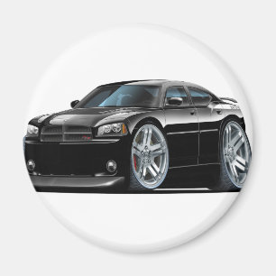 Dodge Charger Daytona Black Car Magnet