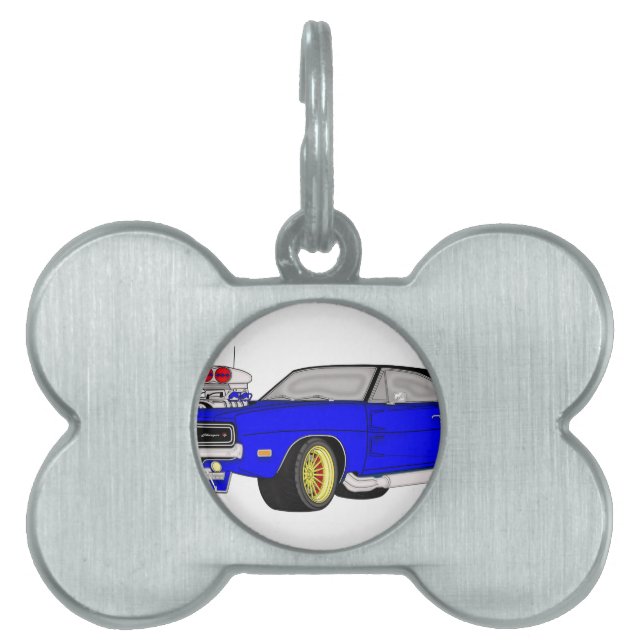 dodge charger pet ID tag (Front)