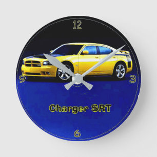 DODGE CHARGER SRT ROUND CLOCK