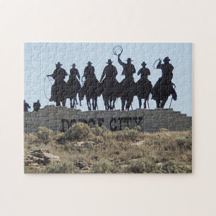 Dodge City, Kansas - Wild West Town Jigsaw Puzzle