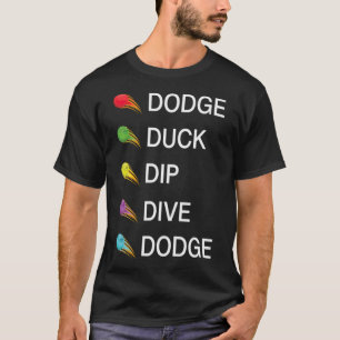 Dodge Duck Dip Dive Dodge labrador black lab  T-Shirt