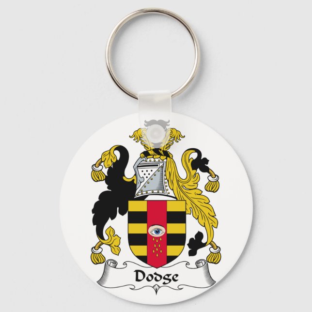Dodge Family Crest Keychain (Front)