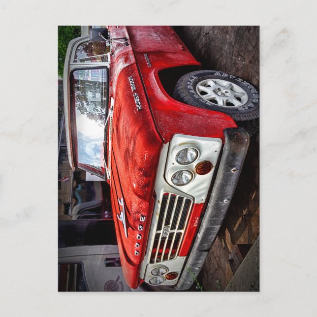 Dodge Power Wagon Classic Truck Postcard (Front)