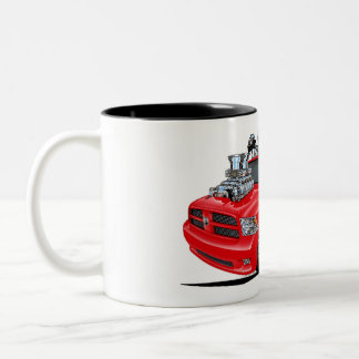 Dodge Ram red 1500 pickup Truck Two-Tone Coffee Mug