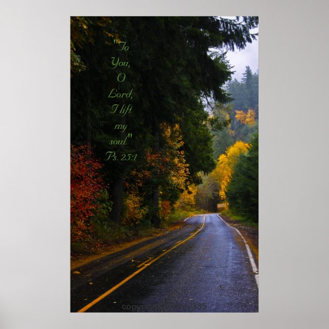 Dodge Road Splendour w/Scripture verse Poster (Front)