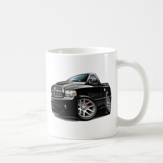 Dodge SRT10 Ram Black Coffee Mug (Right)