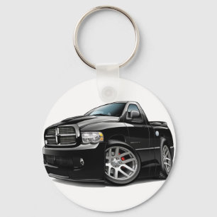 Dodge SRT10 Ram Black Keychain