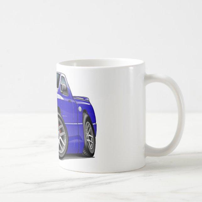 Dodge SRT10 Ram Blue-White Truck Coffee Mug (Right)