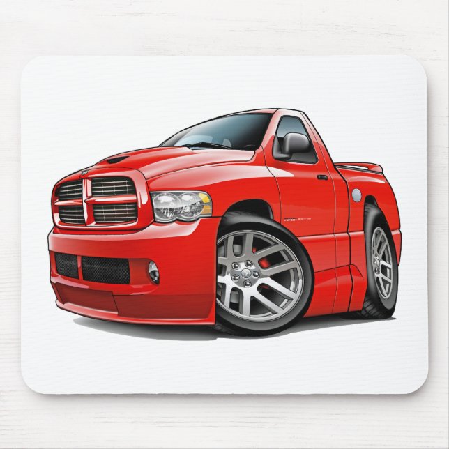 Dodge SRT10 Ram Red Mouse Pad (Front)