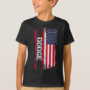 Dodge Usa Flag T-Shirt