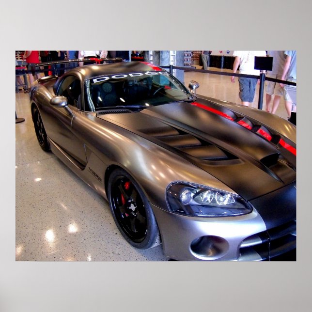 Dodge Viper 2008 American Sports Car Poster Photo (Front)