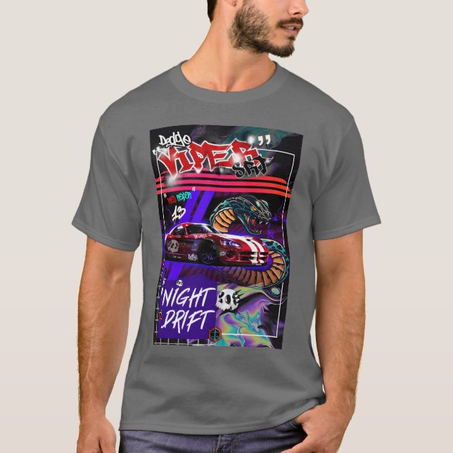 Dodge viper srt funny T-Shirt (Front)