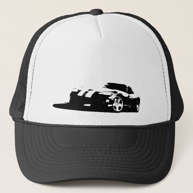 dodge viper trucker hat (Front)