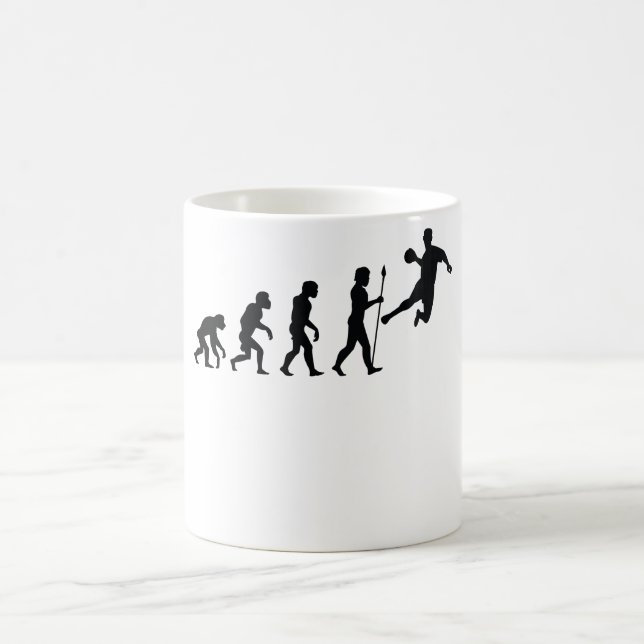 Dodgeball Evolution Coffee Mug (Center)