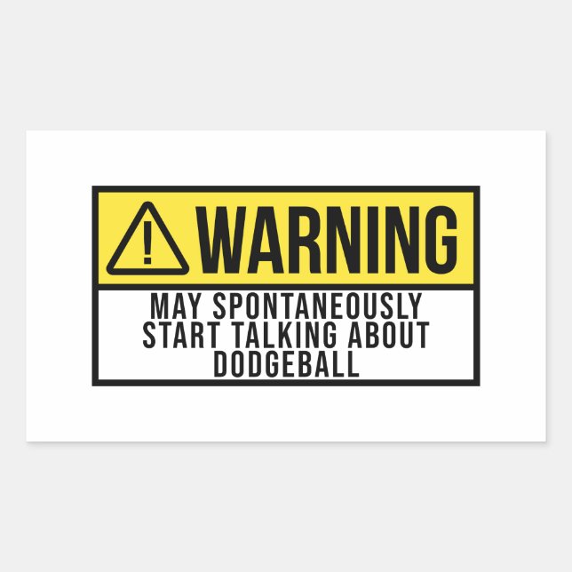 Dodgeball Gift - Dodgeball Lover Sticker (Front)