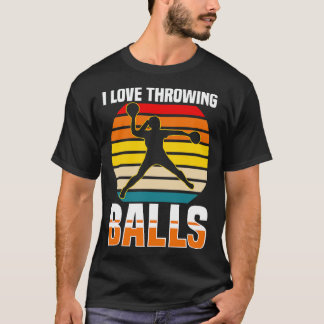 Dodgeball I Love Throwing Balls T-Shirt