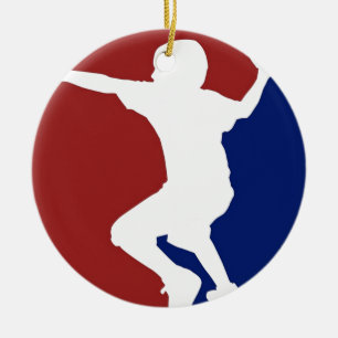 Dodgeball League Ceramic Ornament