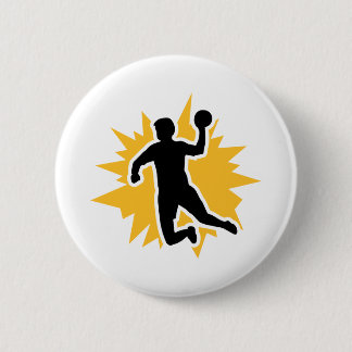 Dodgeball player 2 inch round button