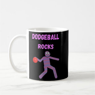 Dodgeball Rocks Design For Dodgeball Lovers And Pl Coffee Mug