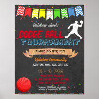 Dodgeball school event template
