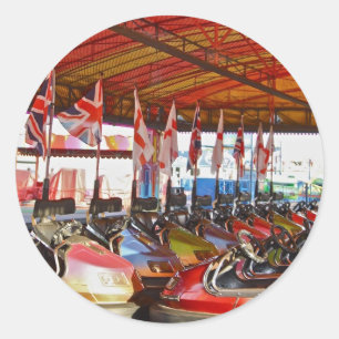 Dodgem Cars  Funfair Ride Stickers