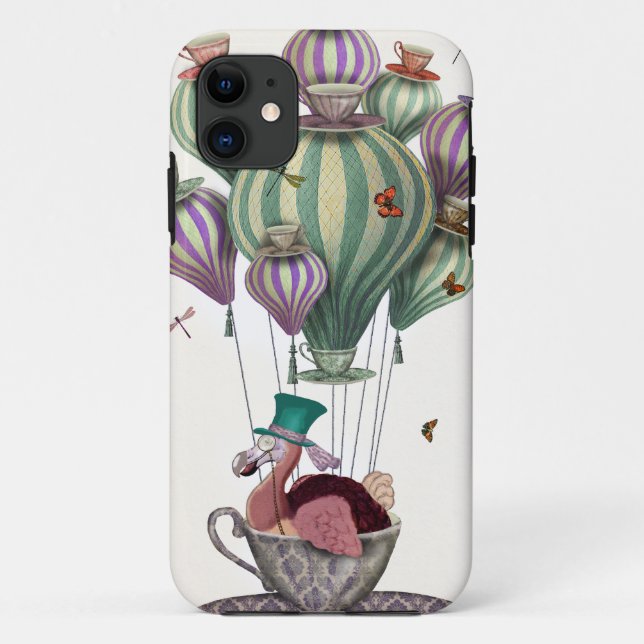 Dodo Balloon with Dragonflies Case-Mate iPhone Case (Back)