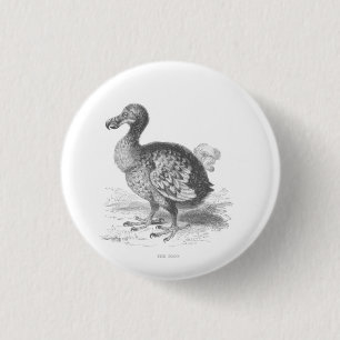 Dodo Bird 1 Inch Round Button