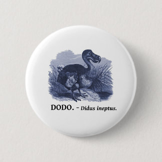 Dodo Bird (Didus ineptus) 2 Inch Round Button