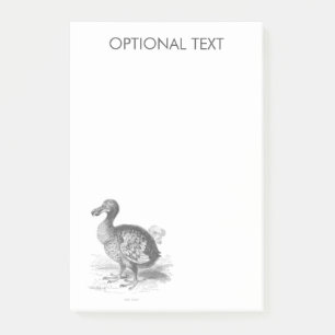 Dodo Bird Illustration Post-it Notes