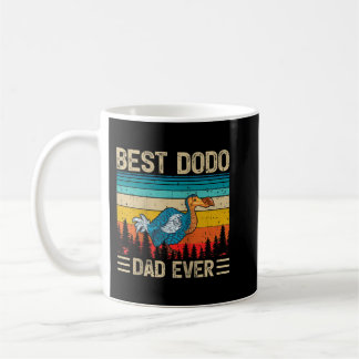 Dodo Bird Vintage Funny Best Dodo Dad Ever Father' Coffee Mug
