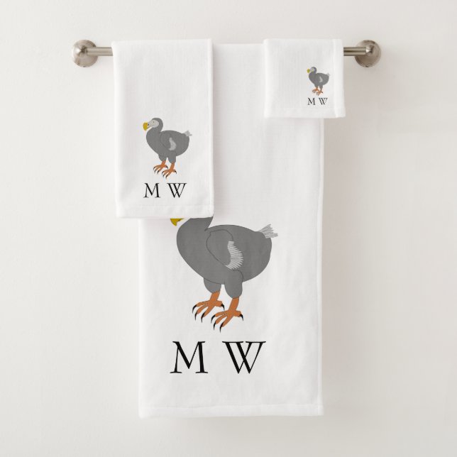 Dodo Design Monogrammed Bath Towel Set (Insitu)