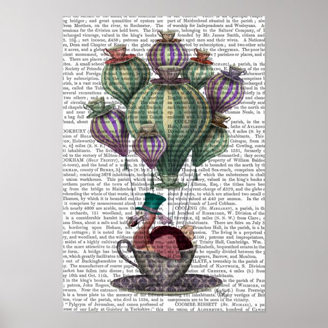 Dodo in Teacup Poster (Front)