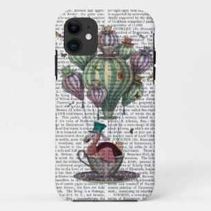 Dodo in Teacup with Dragonflies iPhone 11 Case