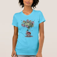 Dodo in Teacup with Dragonflies