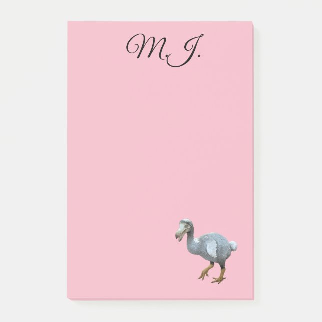 Dodo Personalized Post-it Notes (Front)